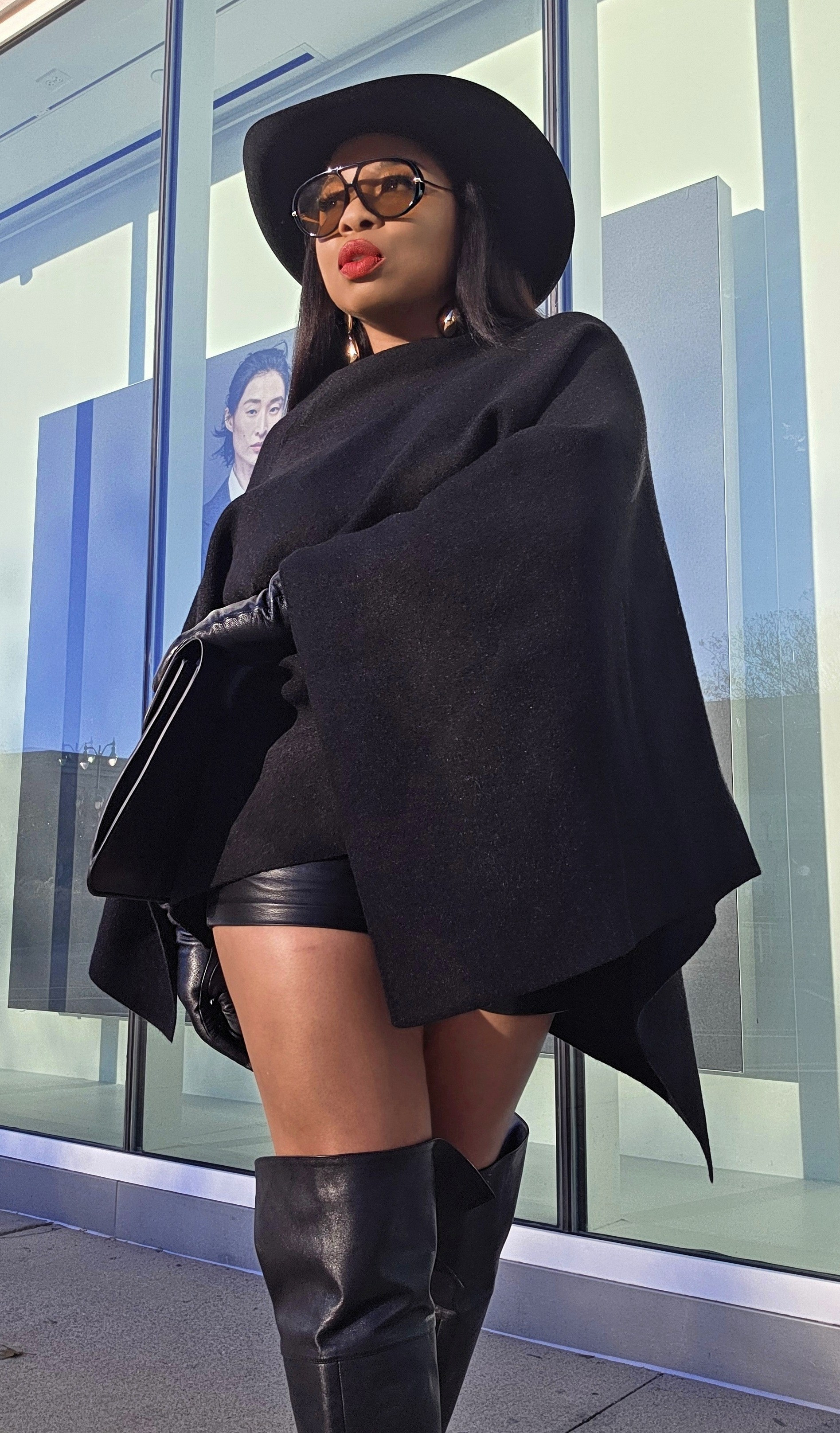 The cape is the main character, but the supporting cast really pulled it all together. Zara cape is sold out, but I'be tagged some great alternatives below.

#LTKSeasonal #LTKOver40 #LTKSaleAlert