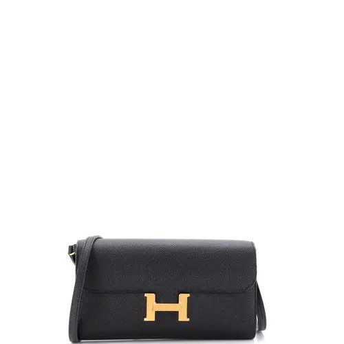 Pre-Owned Hermes Constance To Go Wallet Epsom in Black at Nordstrom, Size X-Small | Nordstrom