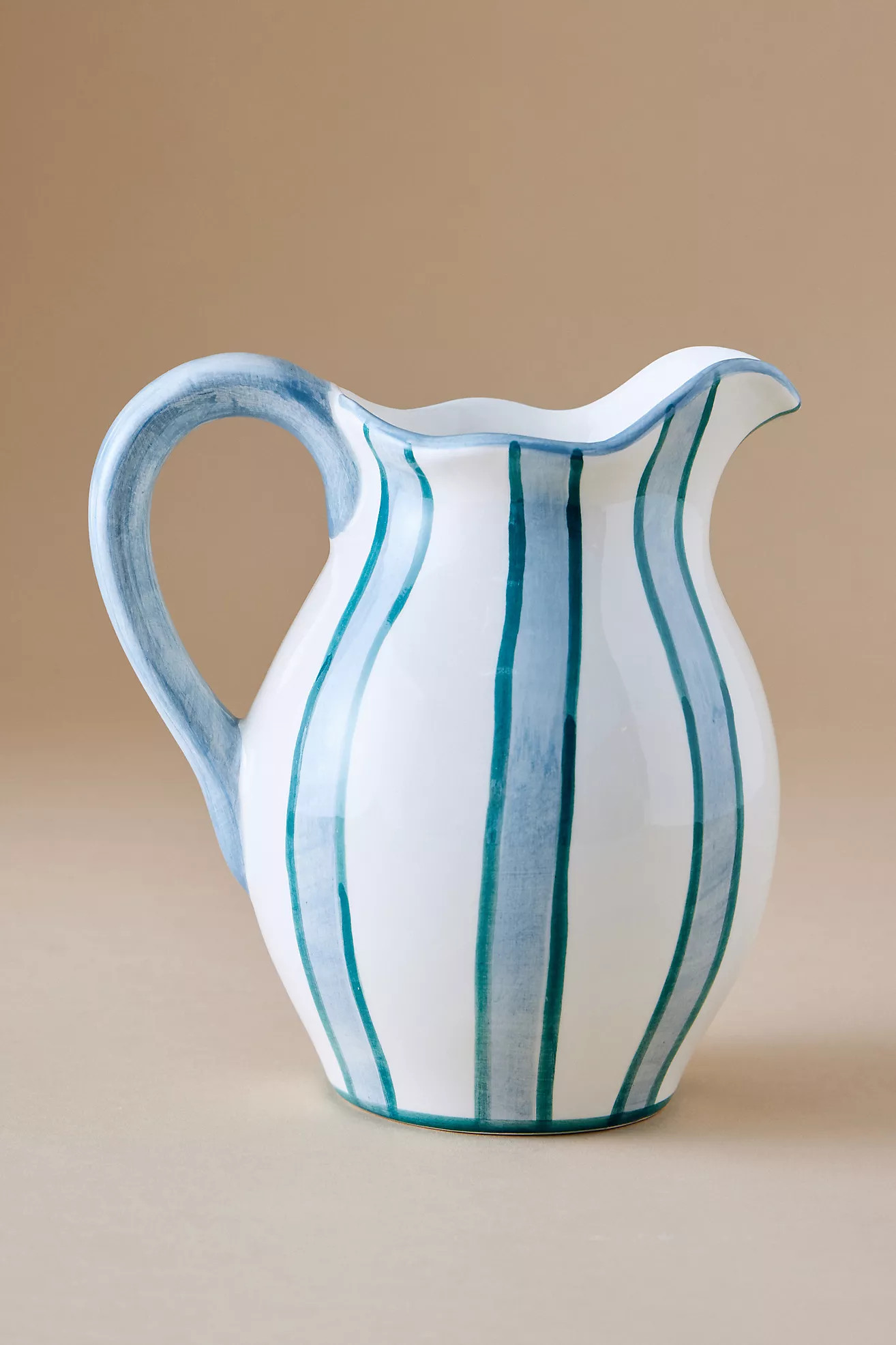 Anna + Nina Powder Striped Jug | Anthropologie (UK)