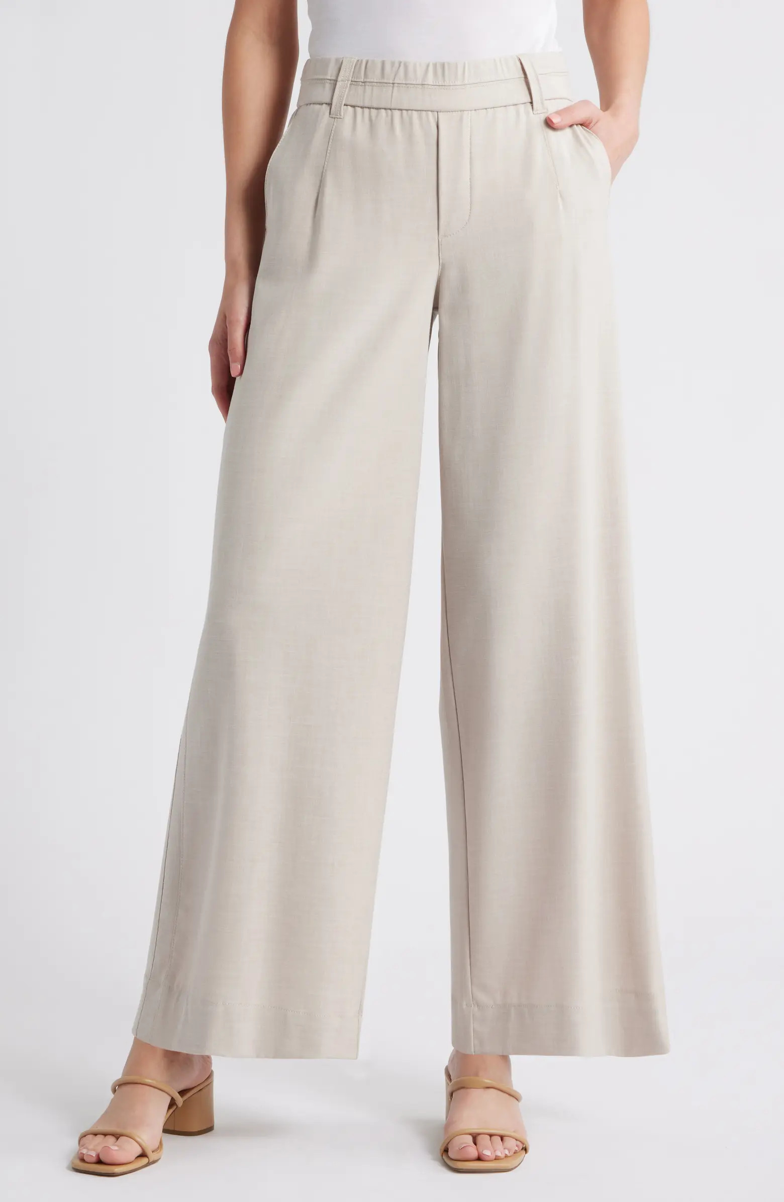 Skyrise Side Seam Straight Leg Pants | Nordstrom