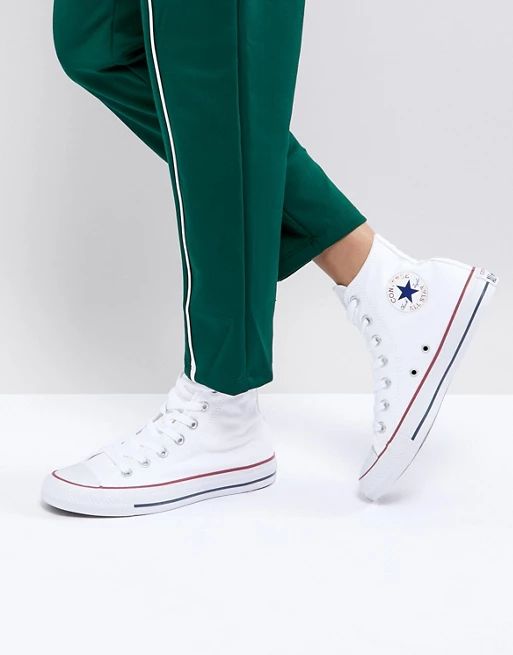 Converse All Star high top white trainers | ASOS DK