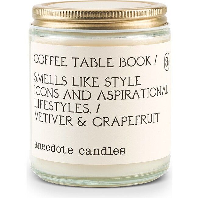 Anecdote Candles | Coffee Table Book Glass Jar Candle | Maisonette | Maisonette
