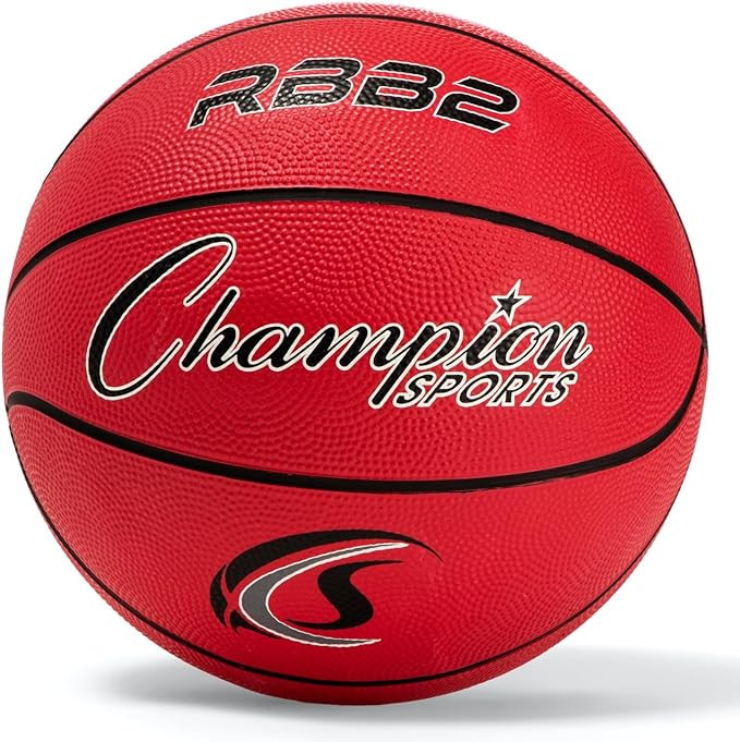 Champion Sports® Rubber Basketballs – Heavy Duty Pro-Style, Indoor/Outdoor Use, Premium Basket... | Amazon (US)