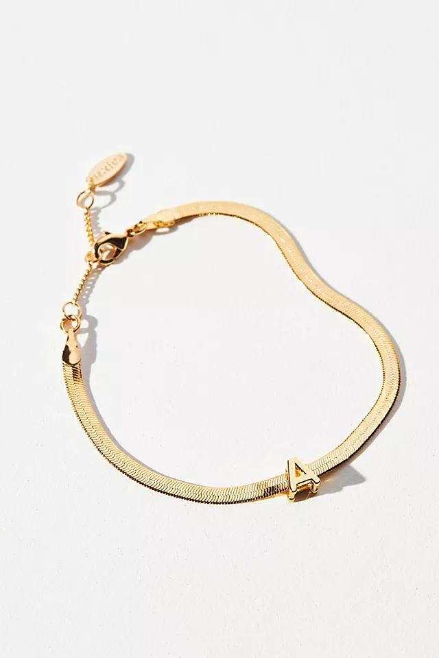 Monogram Snake Chain Bracelet | Anthropologie (US)