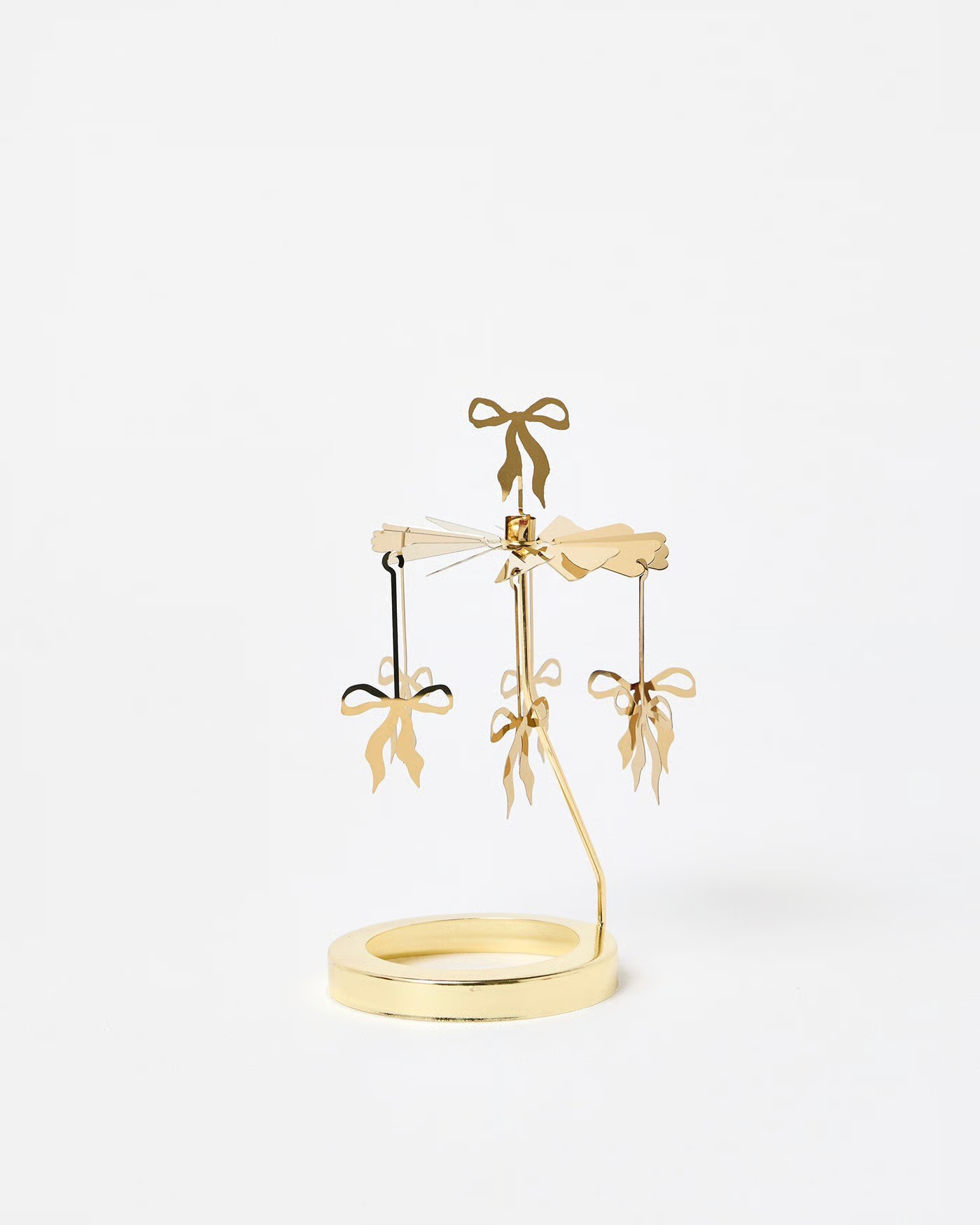 Bow Gold Candle Spinner | Oliver Bonas | Oliver Bonas (Global)