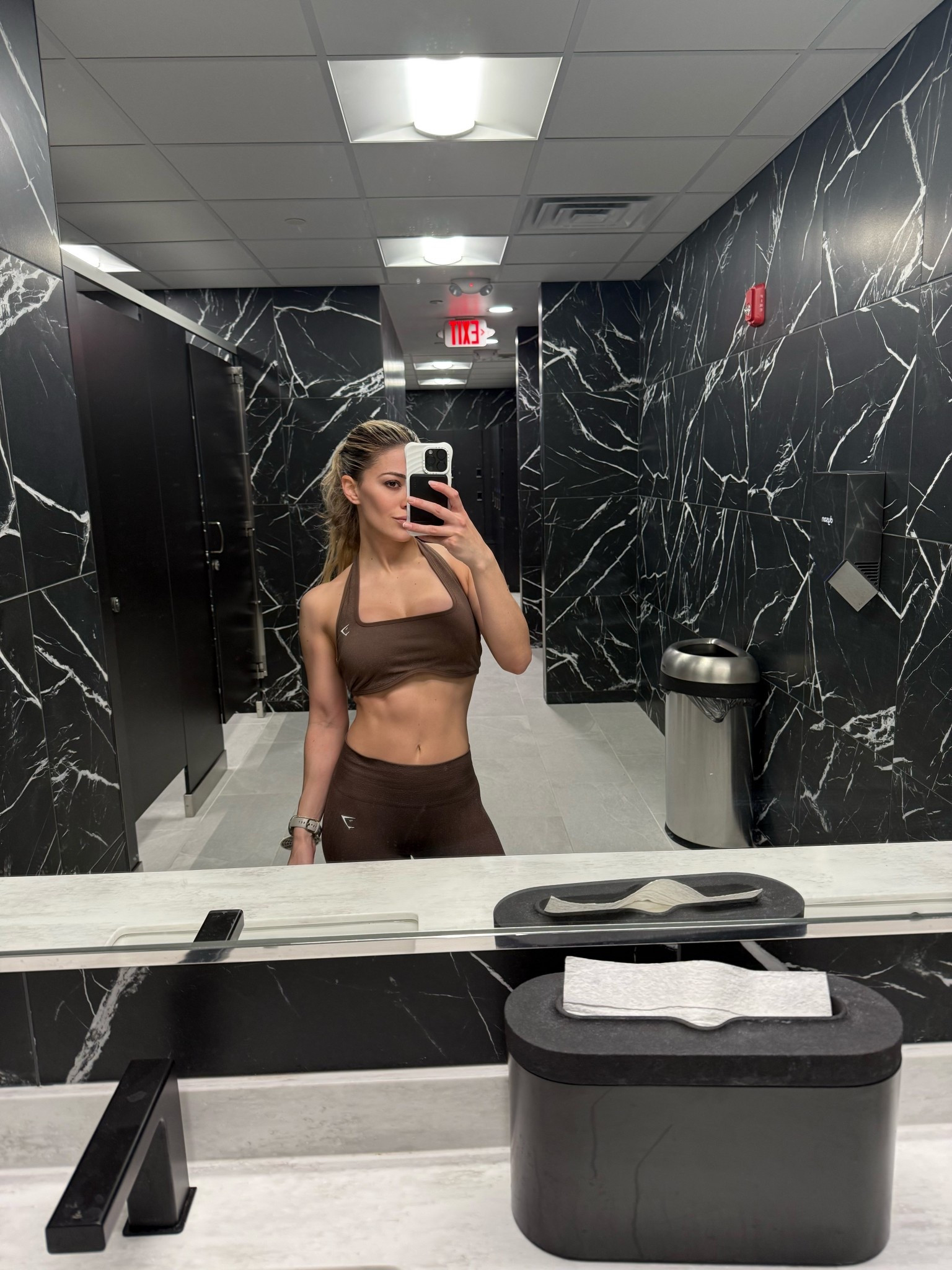 I love this set so much. Holds you in and makes your back look amazing 👏🏼 I’m 5’5 and wear a size medium top and small bottoms! 

#LTKfitnessgoals #LTKdayinmylife #LTKActive
