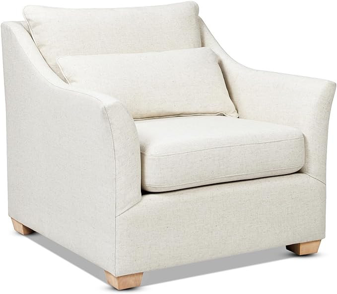 Jennifer Taylor Home 38" Flared Arm Contemporary Armchair with Lumbar Pillow | Amazon (US)