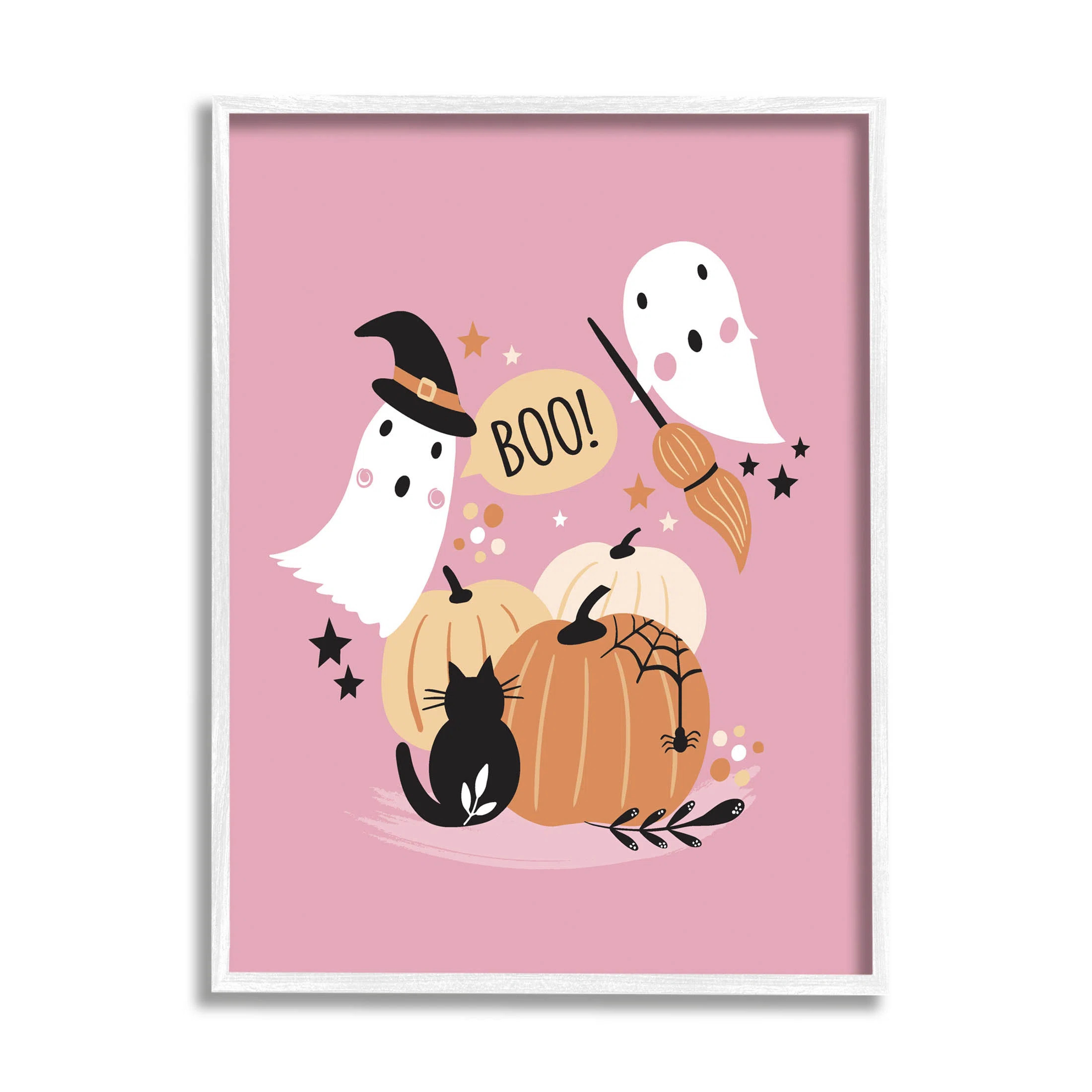 " Pink Boo Halloween Ghosts " | Wayfair North America