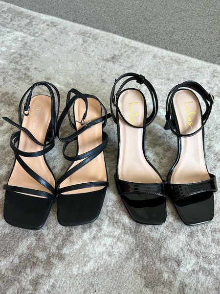 Wedding guest shoes 🖤

Here are some wedding guest heels that will go with any dress!

Fall wedding guest, wedding guest outfit, black heels, black strap oh heels, black heel sandals, black sandals, lulus sale, lulus wedding #blackheels #blacksandals #blackshoes #weddingguest

#LTKwedding #LTKFind #LTKshoecrush