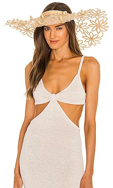 Cult Gaia Lani Hat in Natural from Revolve.com | Revolve Clothing (Global)