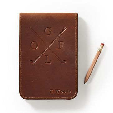 Holtz Leather Co. Golf Score Card Holder | Mark and Graham | Mark and Graham
