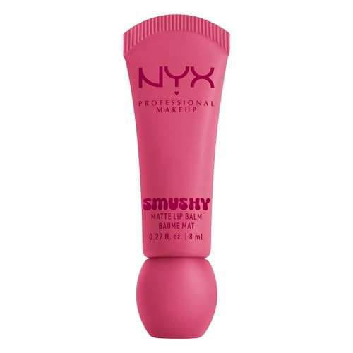 NYX PROFESSIONAL MAKEUP Smushy Matte Lip Balm, Tinted Lip Moisturizer with Soft, Matte Finish - Swipe Sesh (Light Dusty Rose) | Amazon (US)