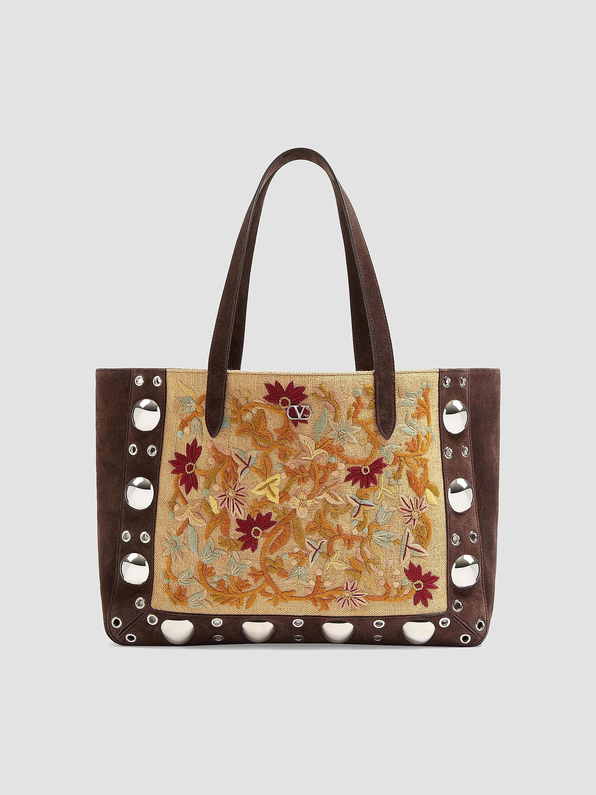 Nellcôte Medium Embroidered Shopping Bag | Saks Fifth Avenue