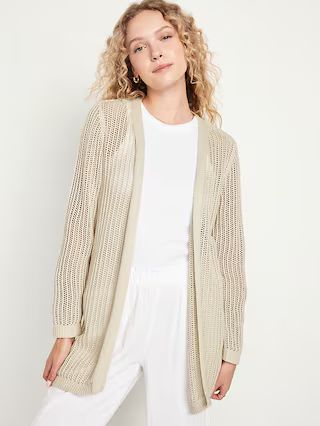 Open-Front Longline Sweater | Old Navy (US)