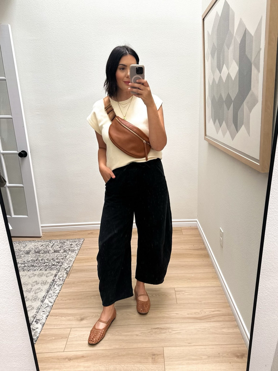 Wore this yesterday but just as a note – these jeans are on sale! I am in the medium, tts fit with a relaxed waist and fit.  

 