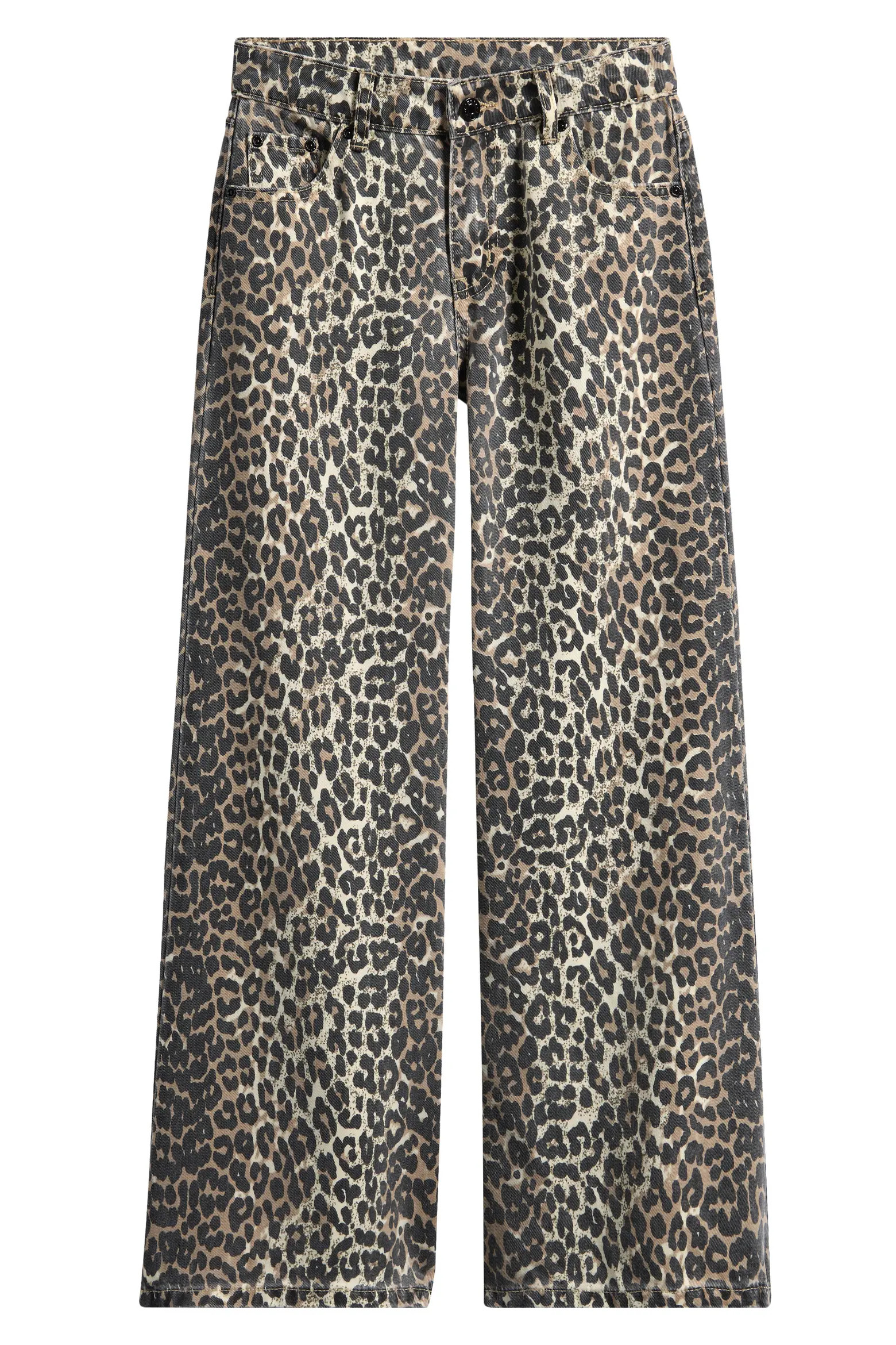 Kids' Leopard Print Wide Leg Jeans (Women) | Nordstrom | Nordstrom