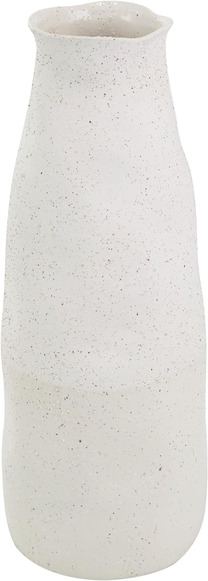 Deco 79 Ceramic Decorative Vase Abstract Wavy Centerpiece Vase with Textured Speckled Detailing, ... | Amazon (US)