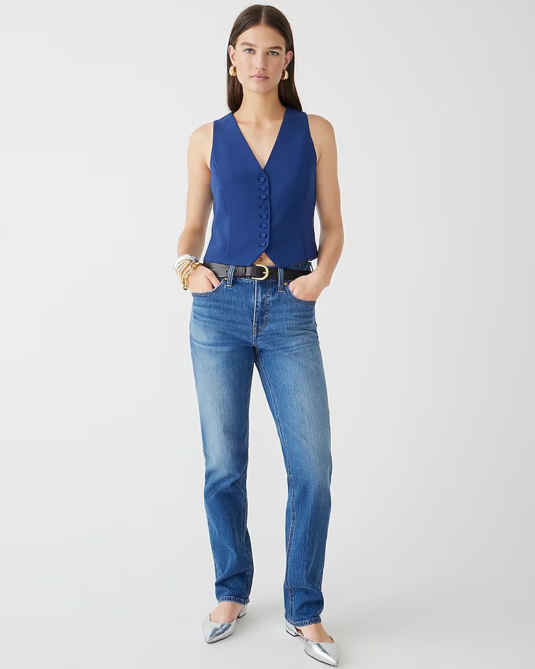 Mid-rise '90s classic straight-fit jean in Birchwood wash | J.Crew US