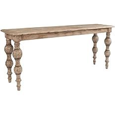 Kosas Home Blair Solid Pine Wood Console Table in Natural/Beige Finish | Amazon (US)