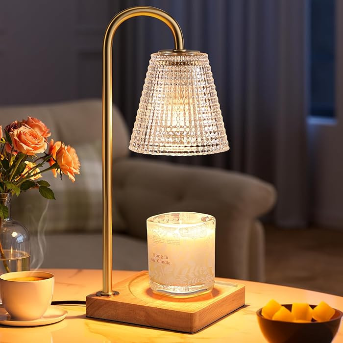 Hong-in Candle Warmer Lamp with Timer Dimmer,Christmas Birthday Gifts for Women Mom Sister,House ... | Amazon (US)