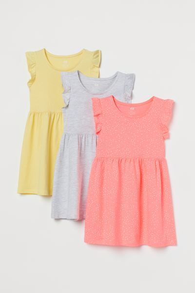 3-pack Jersey Dresses | H&M (US)