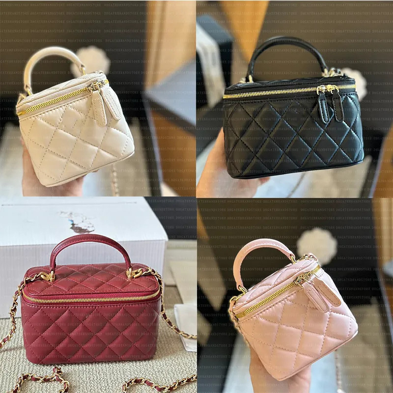 Designer Bag Makeup Bag Crossbody Bags Small Vanity with Chain Quality Leather Crossbody Bags Sad... | DHGate