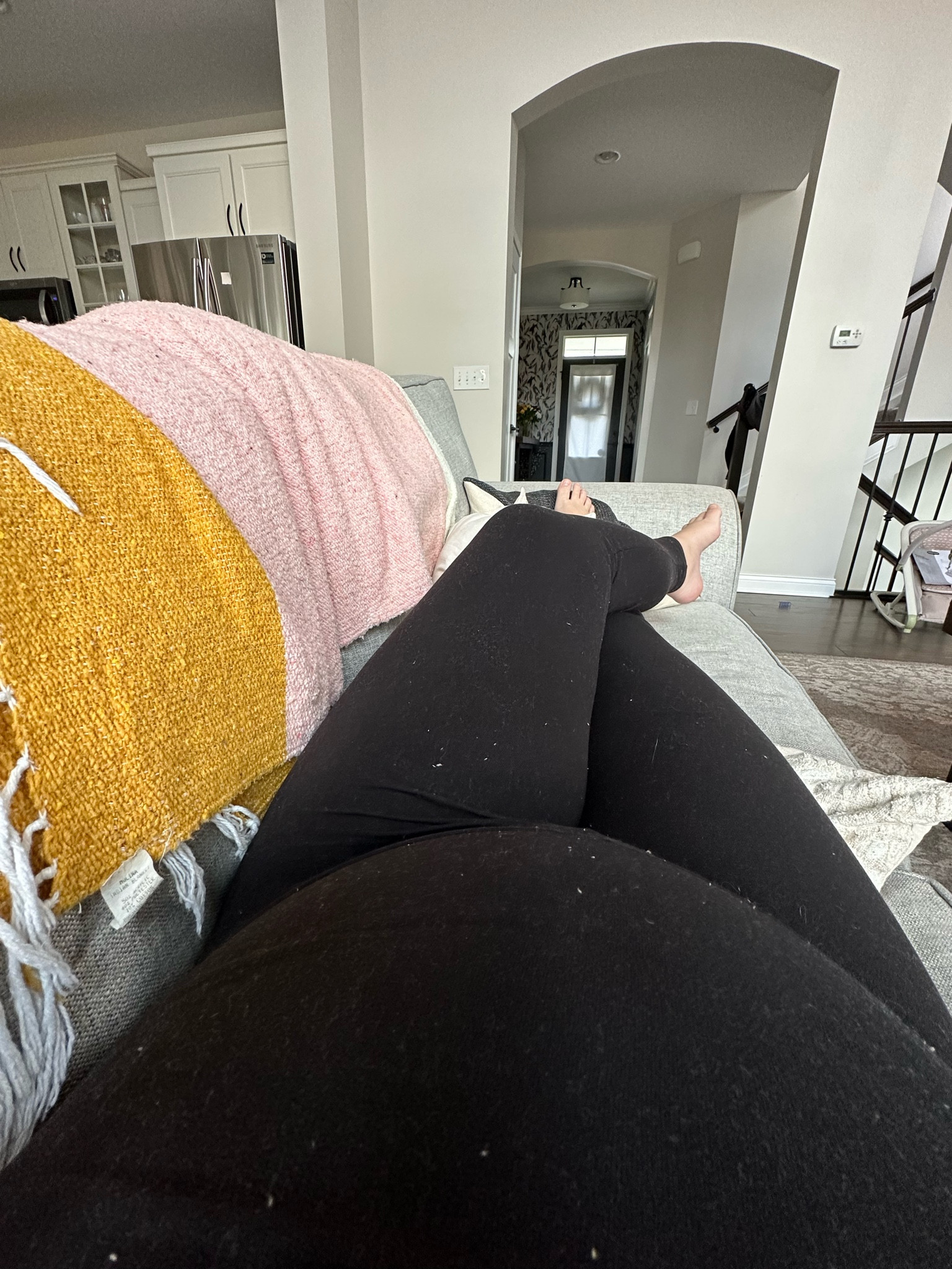 Comfortable black maternity leggings with waistband that grows with your bump

#LTKfit #LTKbump #LTKbaby
