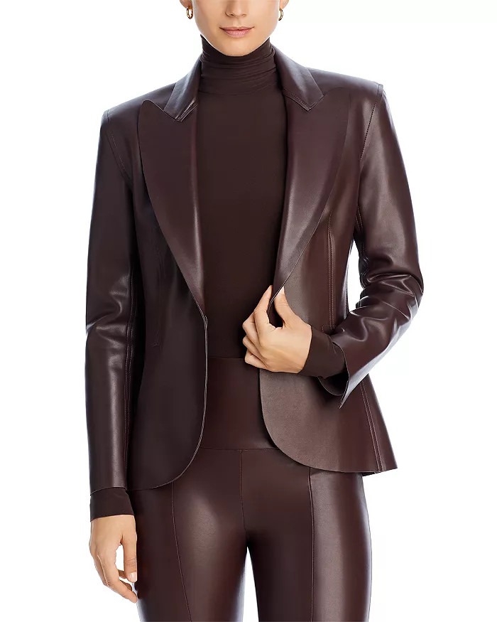 Faux Leather Single Breasted Boy Fit Jacket | Bloomingdale's (US)