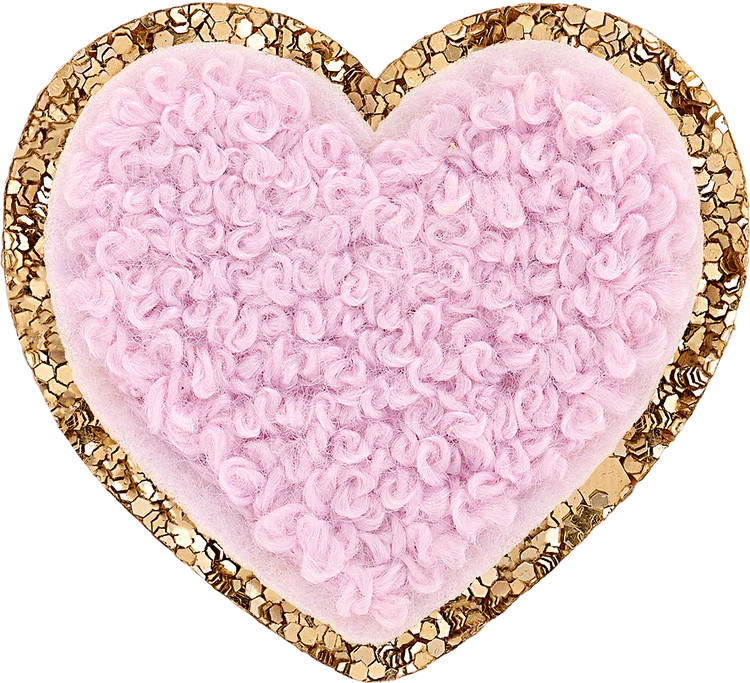 Banana Glitter Heart Patch | Embroidered Patch - Stoney Clover Lane | Stoney Clover Lane