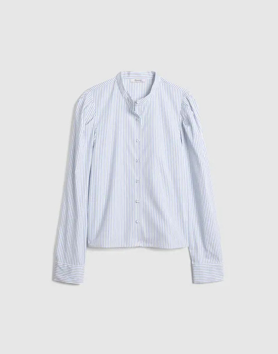 Puff-Sleeve Button-Up Shirt | Madewell