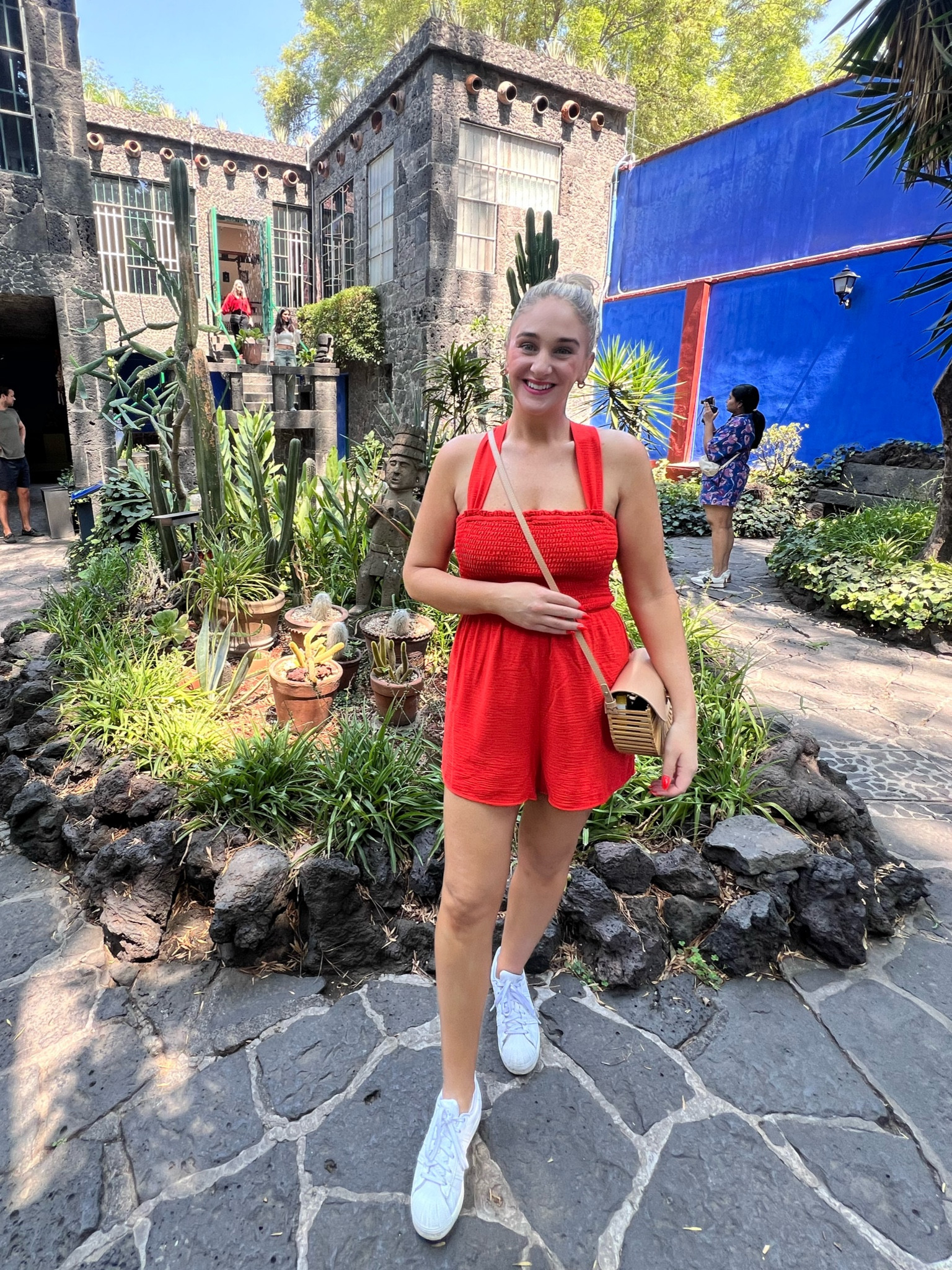 Vacation outfit Lulus romper. Wearing a medium. Not for super tall folks. I'm under 5'4  

#LTKSeasonal #LTKFindsUnder100 #LTKTravel