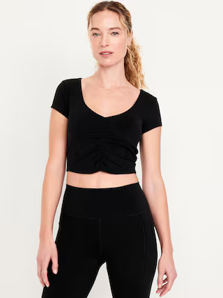Light Support StudioSmooth Crop Top | Old Navy (US)