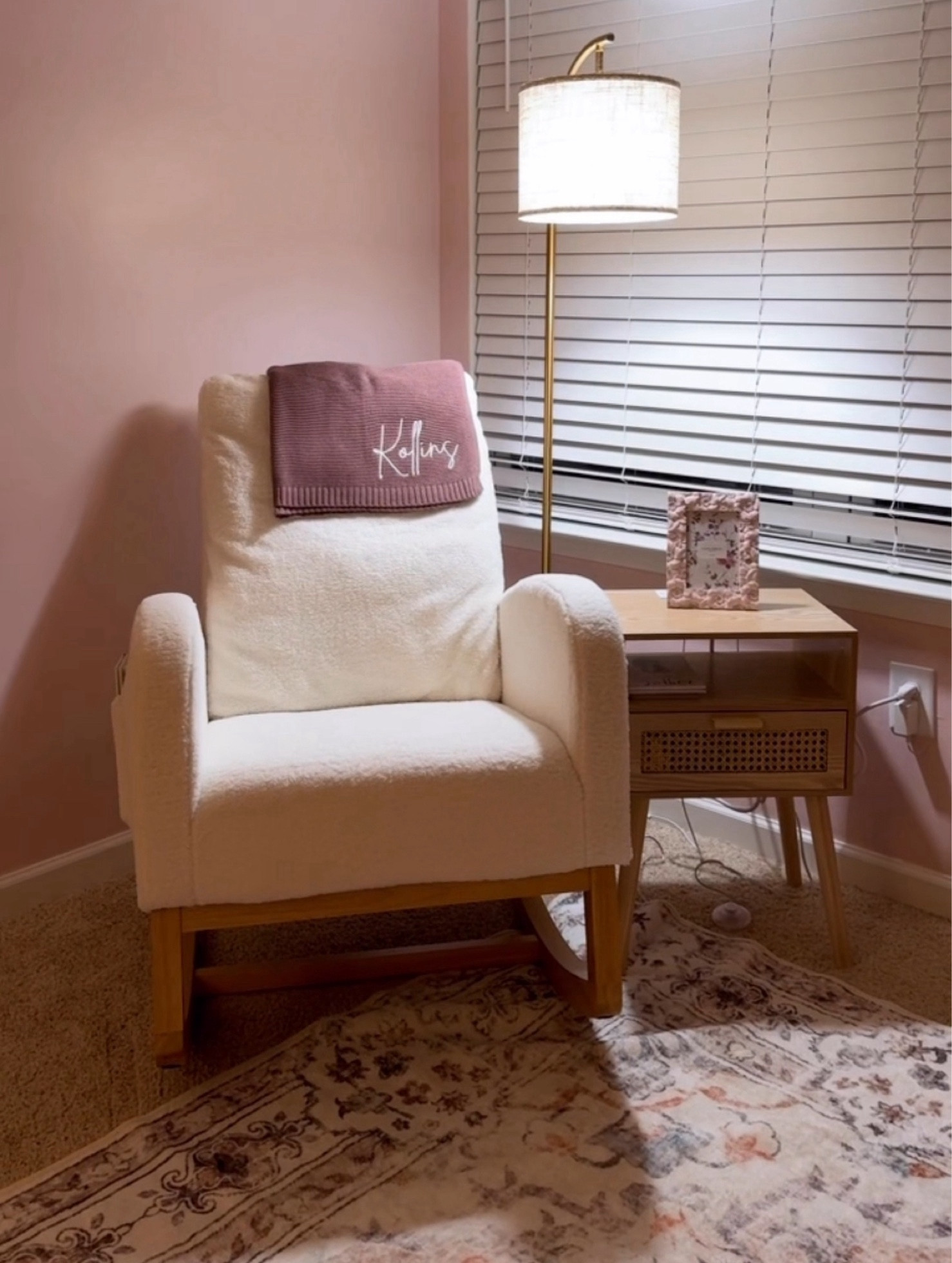 SO happy with this rocker for the nursery from Wayfair. I am 5’5 and my husband is 6’0 and it fits so comfortably for both of us. Took about 15 minutes to put together and has a side pocket for books!

#LTKhome #LTKbaby #LTKkids