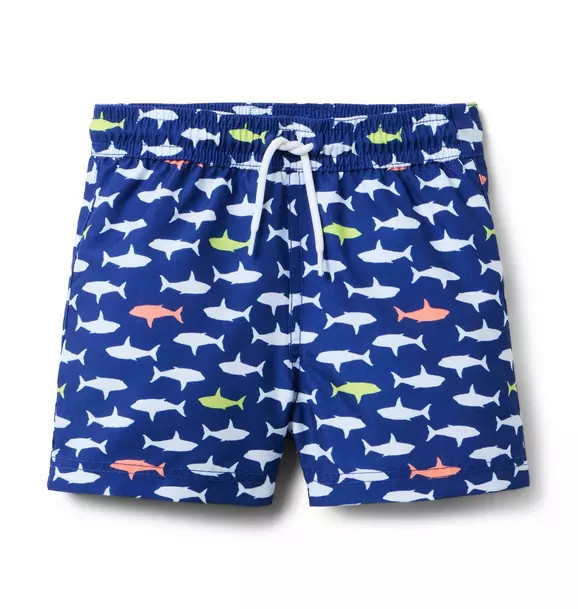 Recycled Shark Swim Trunk | Janie and Jack
