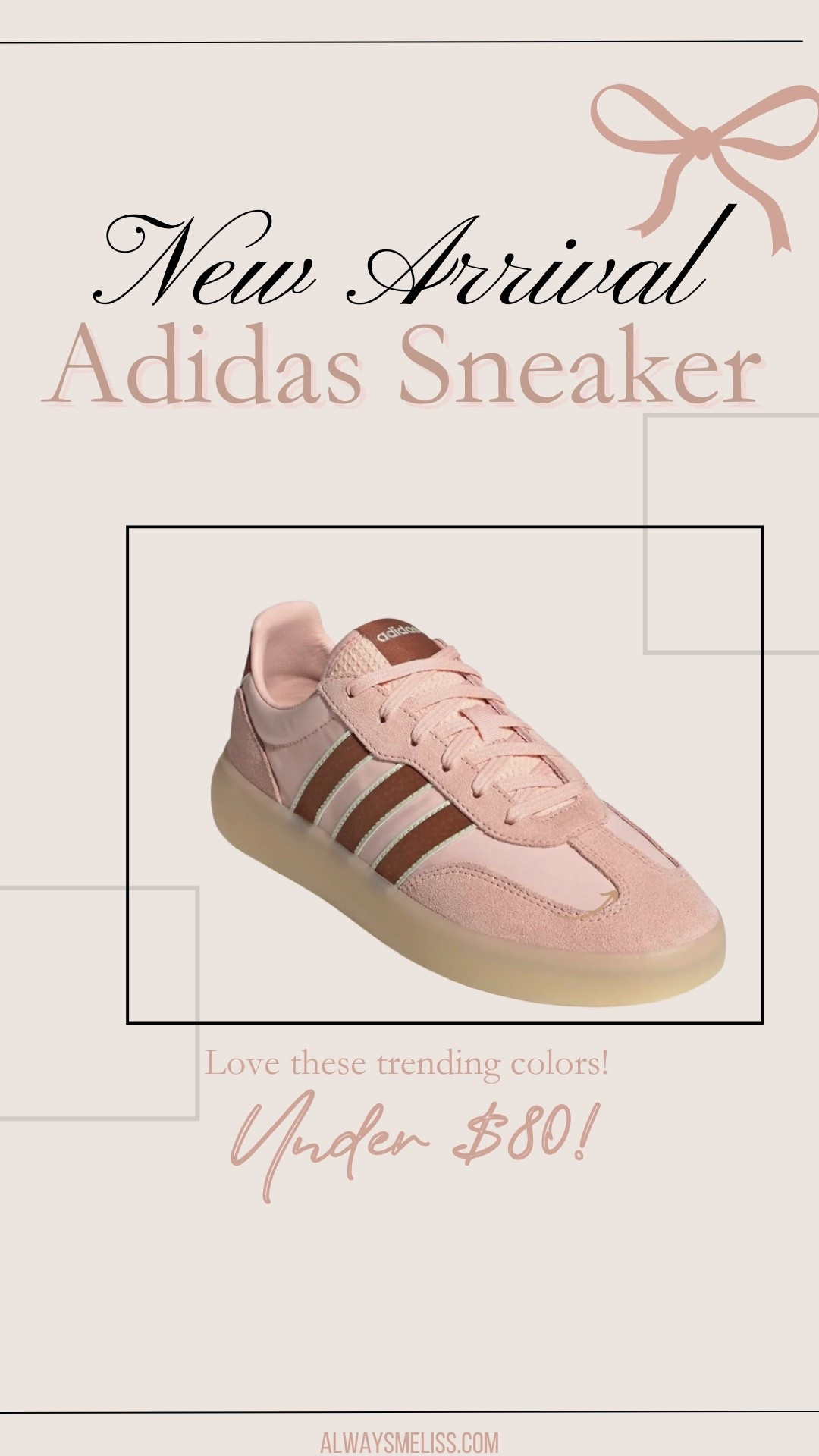 Loving these new Adidas sneakers for spring 🌸 the mix of pink & brown is so pretty!

Adidas 
Women’s sneakers 
Casual shoe 

#LTKSeasonal