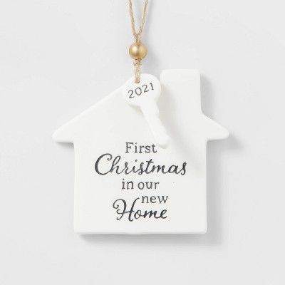 First Christmas In Our New Home 2021 with Key Christmas Tree Ornament - Wondershop™ | Target