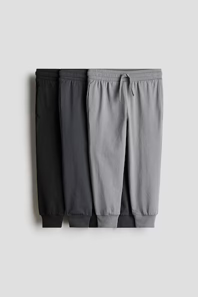 H & M - 3-pack Joggers - Gray | H&M (US + CA)