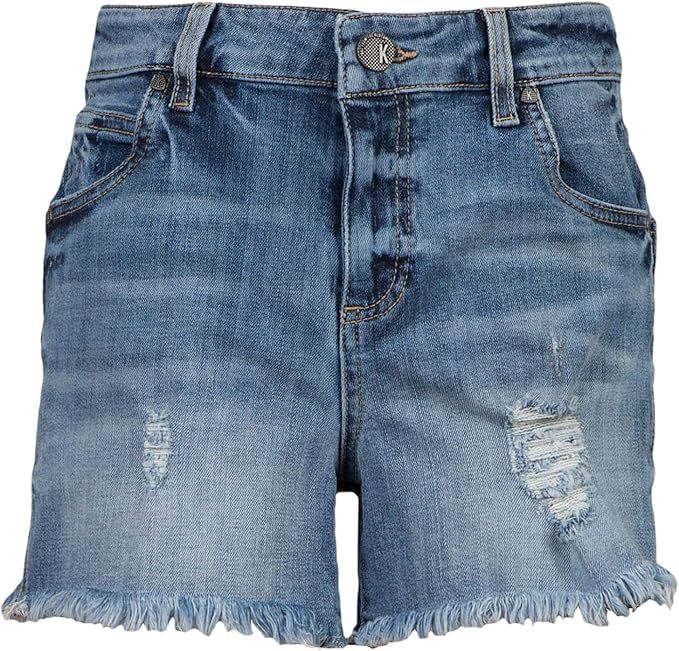 KUT from the Kloth Gidget High-Rise Frey Shorts | Amazon (US)