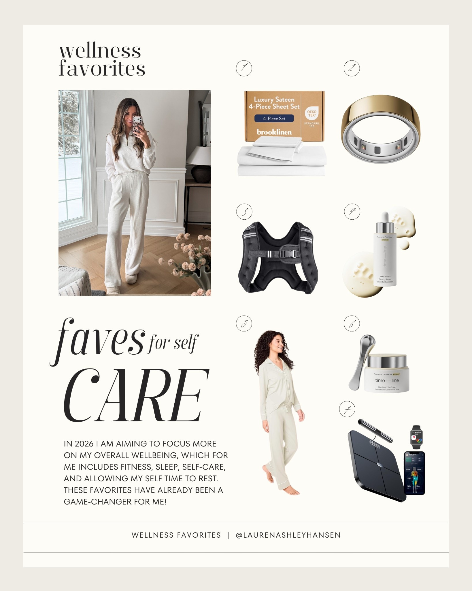 I'm focusing on my overall wellness for 2026—everything from fitness to sleep, skincare, and so much more. I've rounded up favorites I have already been loving and can't wait to optimize this year!

#LTKfitnessgoals #LTKmomlife #LTKselfcare