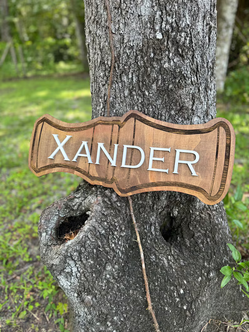 Duck Call Sign, Duck Nursery Sign, Nursery Name Sign, Above Crib Name Sign, Layered Baby Name Sig... | Etsy (US)