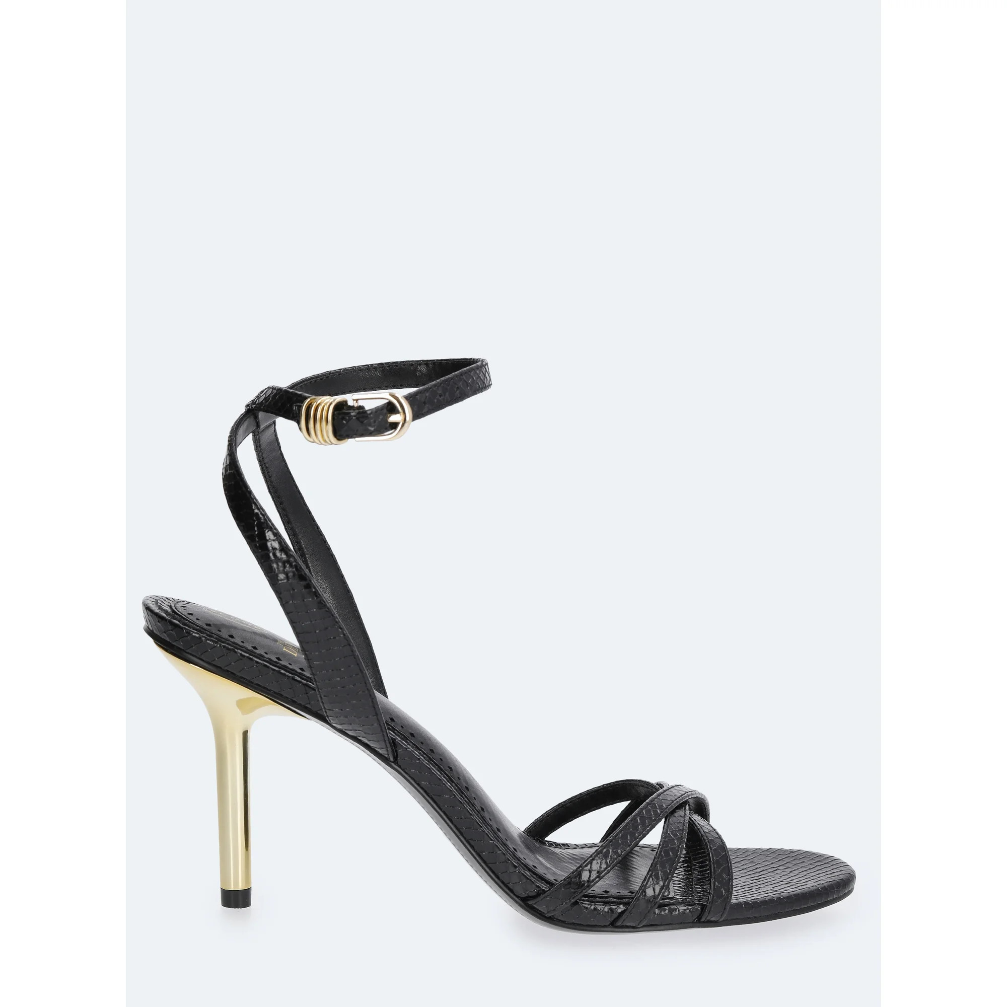 Devil Wears Prada Scoop Collection Women's Strappy Stiletto Heels | Walmart (US)