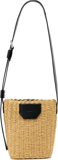 AllSaints Alba Straw Crossbody Bag | Nordstrom | Nordstrom