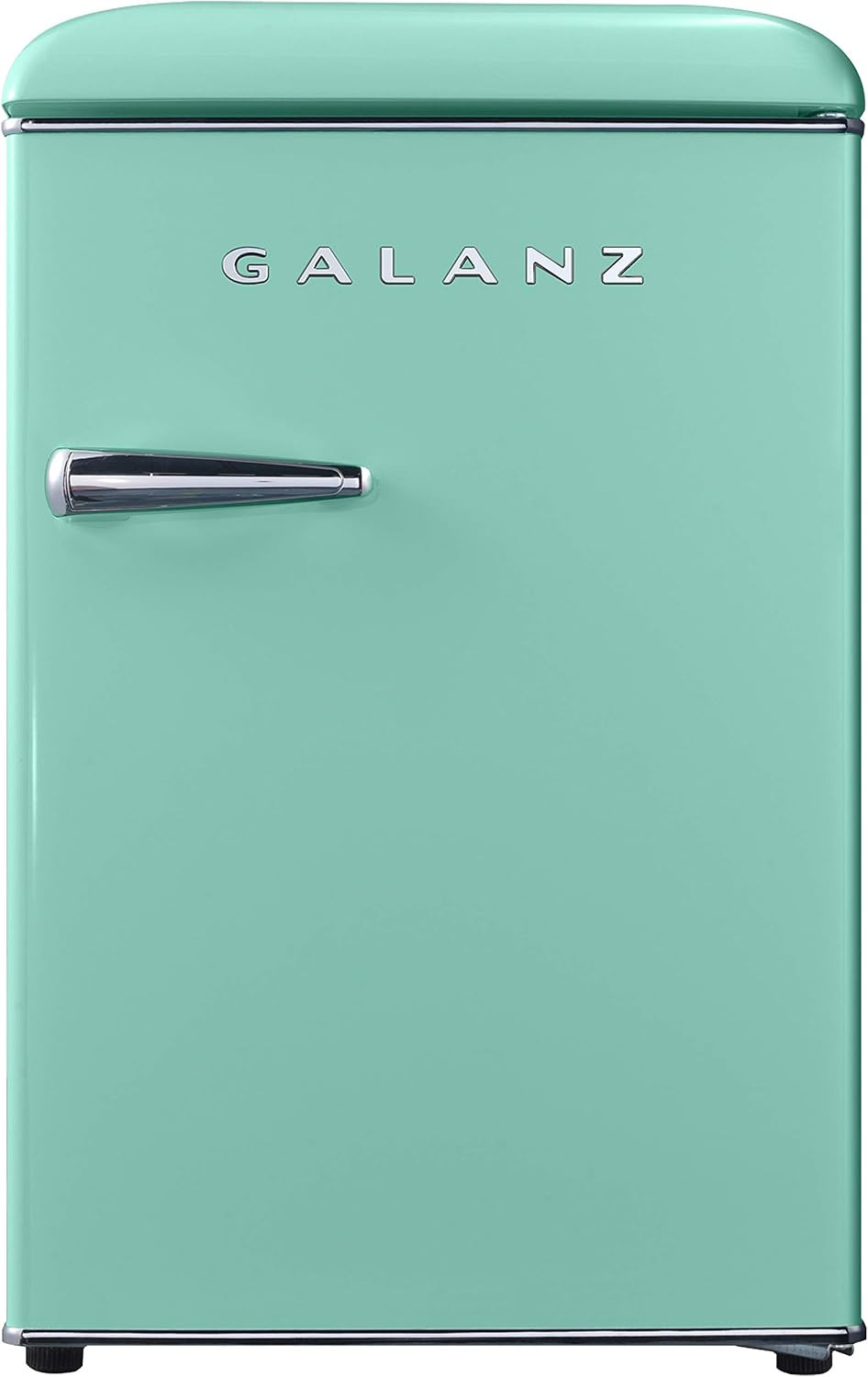 Galanz GLR25MGNR10 Retro Compact Refrigerator, Mini Fridge with Single Doors, Adjustable Mechanical Thermostat with Chiller, Green, 2.5 Cu Ft | Amazon (US)