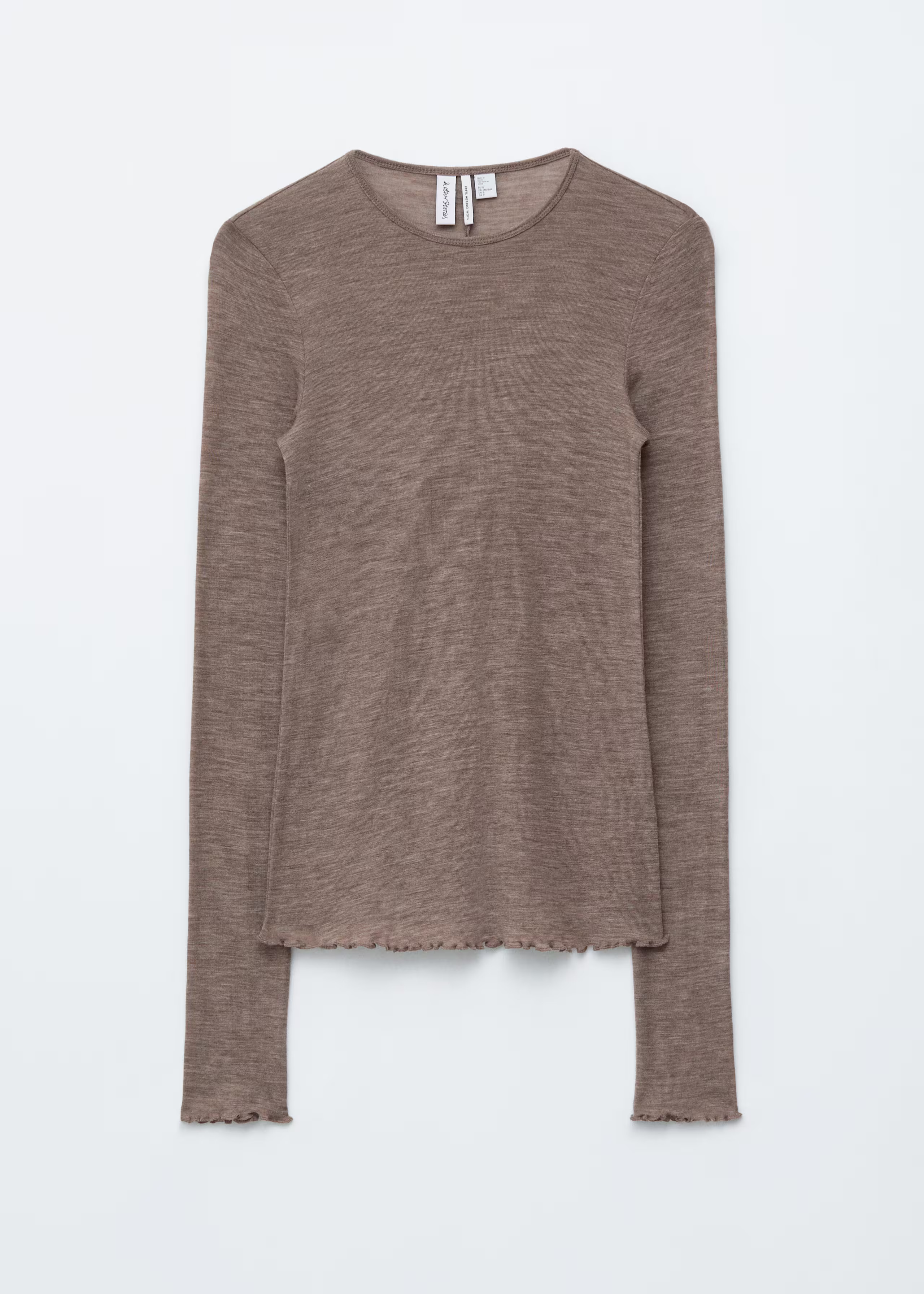 Long-Sleeve Wool Top | & Other Stories UK