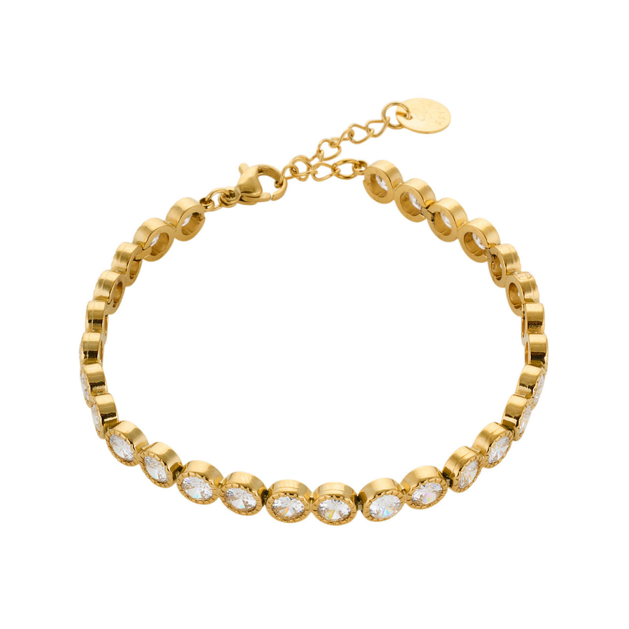 LYNOTT JEWELLERY Pure Sparkle Tennis Bracelet - GOLD | Brown Thomas (IE)