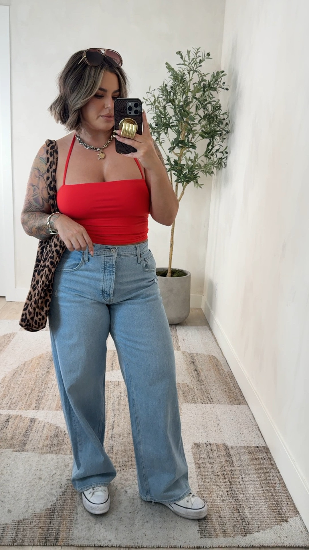 Top L 
Jeans 12 L  I’m 5’5 for reference
#oldnavy #jeans #amazon

#LTKootd #LTKTall #LTKMidsize