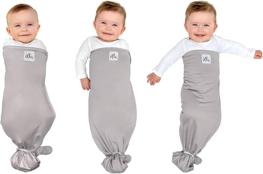 The Ollie Swaddle - Helps to Reduce The Moro (Startle) Reflex - Made from a Custom Designed Moist... | Amazon (US)