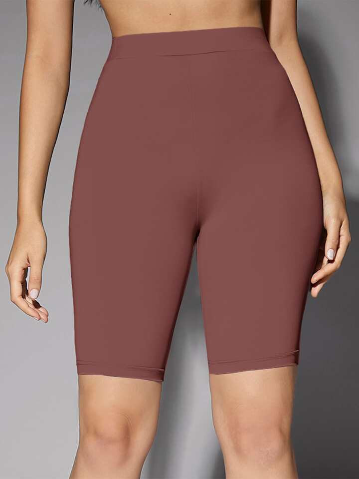 SHEIN BAE High Waist Biker Shorts | SHEIN