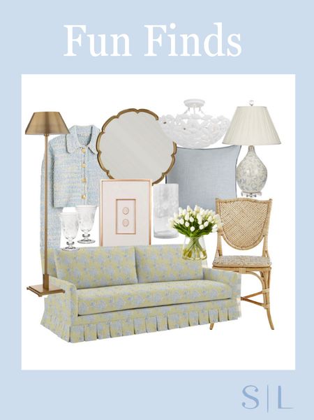Fun finds!

Couch, chair, lamp, mirror

#LTKhome #LTKstyletip