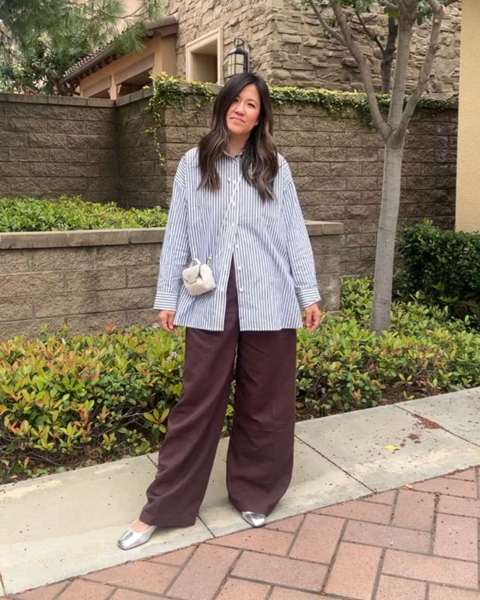 oversized fit for comfort but still feel put together even if I can’t breathe through my nose  